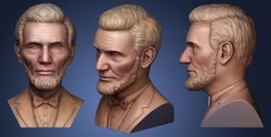 3D model Abraham Lincoln 2 (STL)